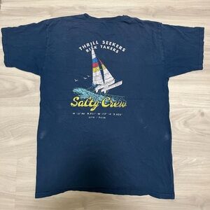 Salty Crew Blue Sailboat Graphic Tee